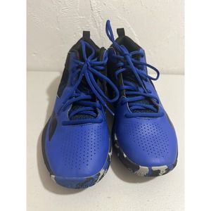 Under Armour Unisex Lockdown 5 - Blue Black Basketball Shoes - M 7 W 8.5